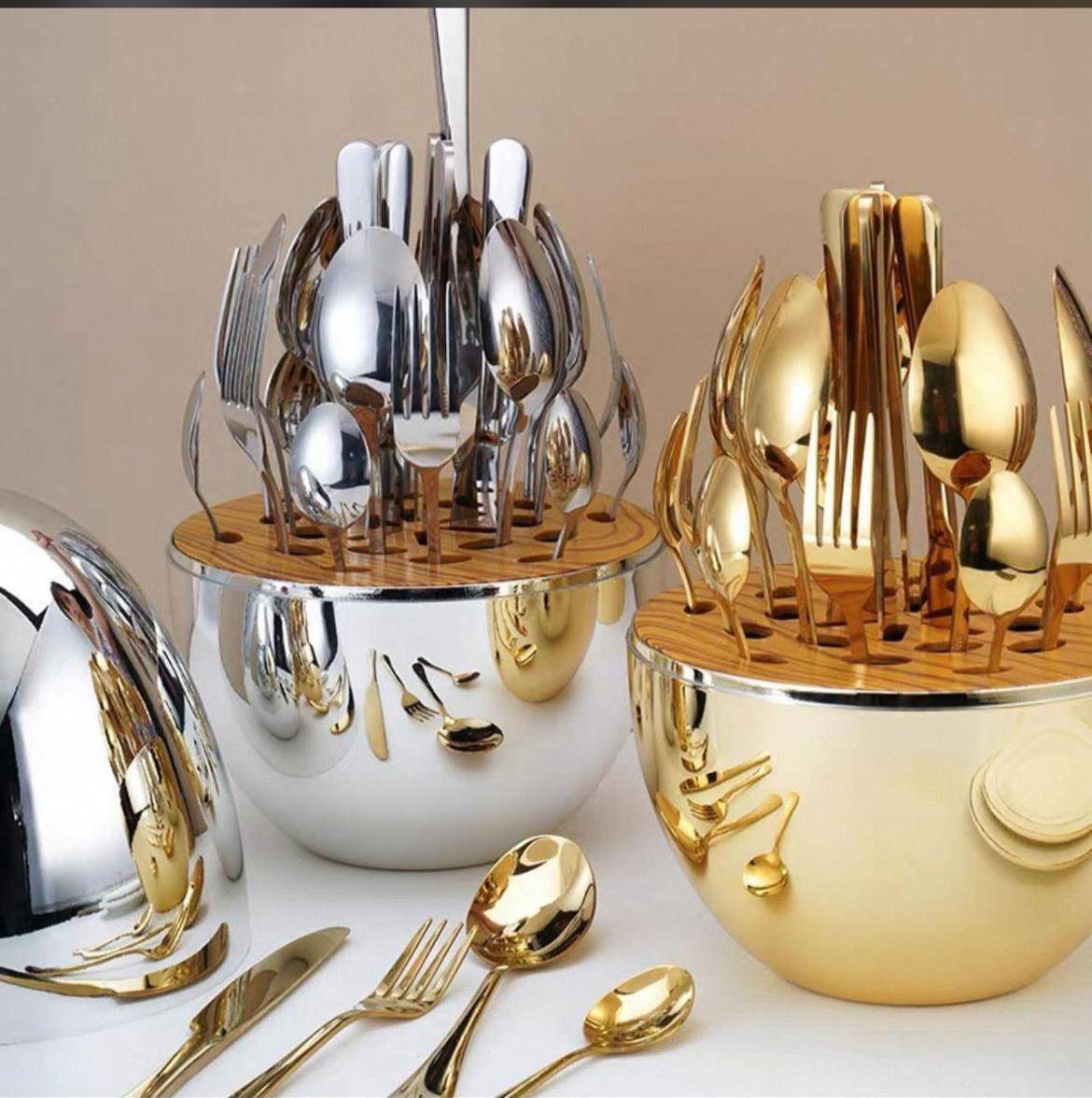 Set De Cubiertos 24 Pzas