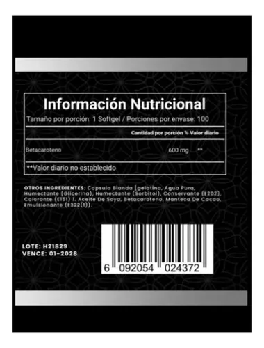 Betacaroteno - Garden Of Life