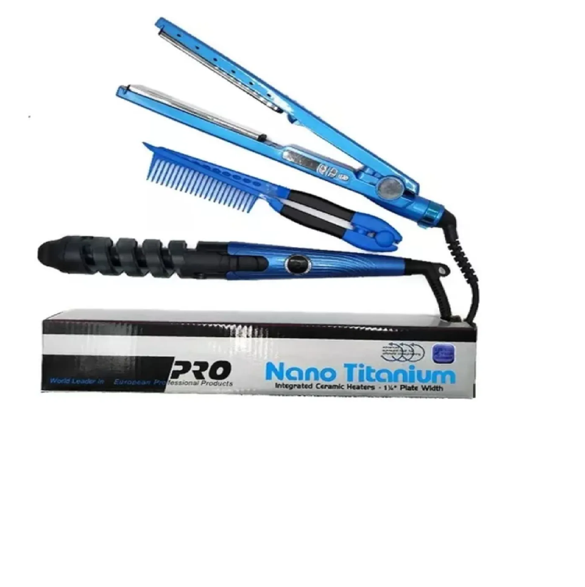 Miniatura 2 de Combo Plancha Titanium + Rizador + Peine