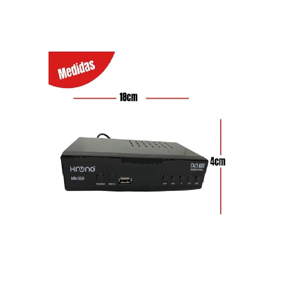 Miniatura 3 de Decodificador/Receptor Krono Kr358