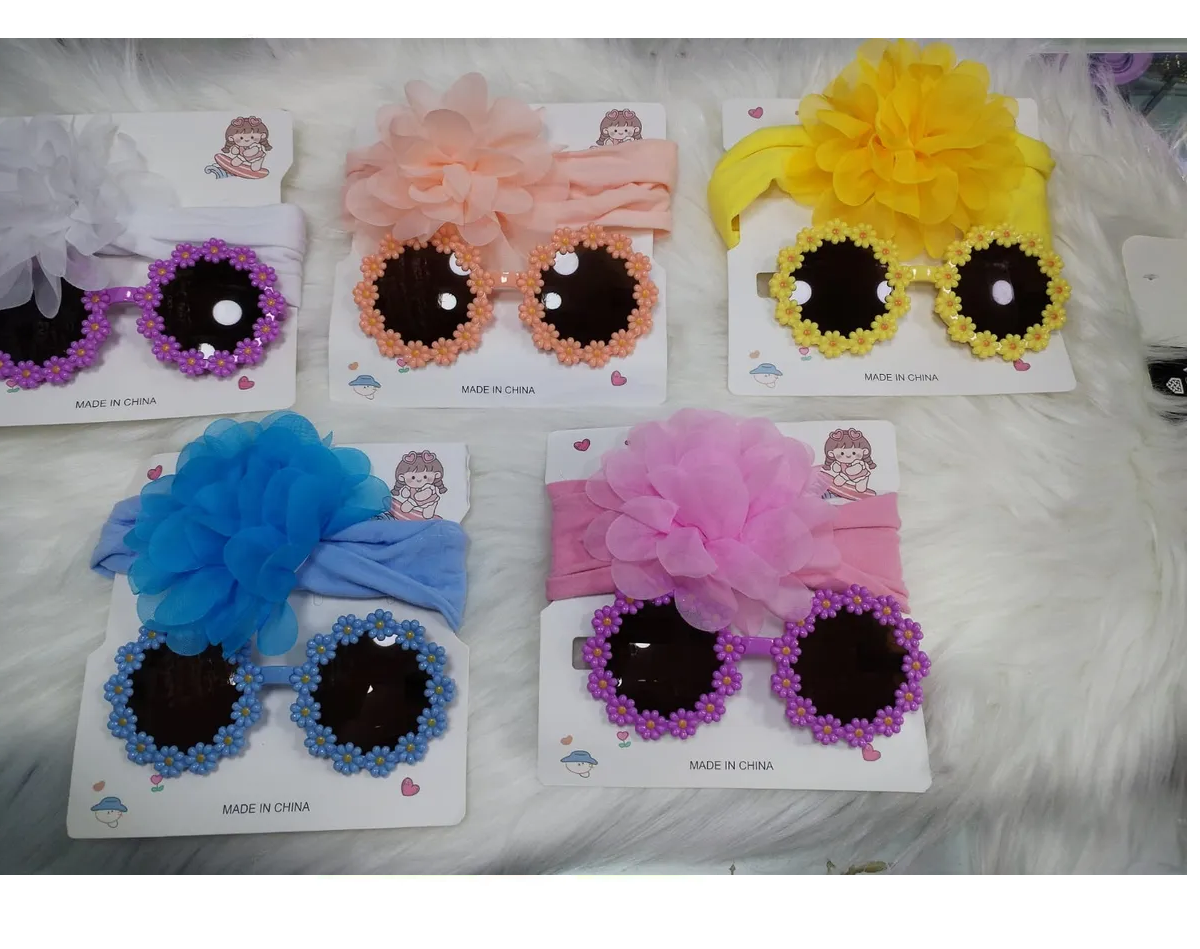 Set De Gafas Para Bebe Niña