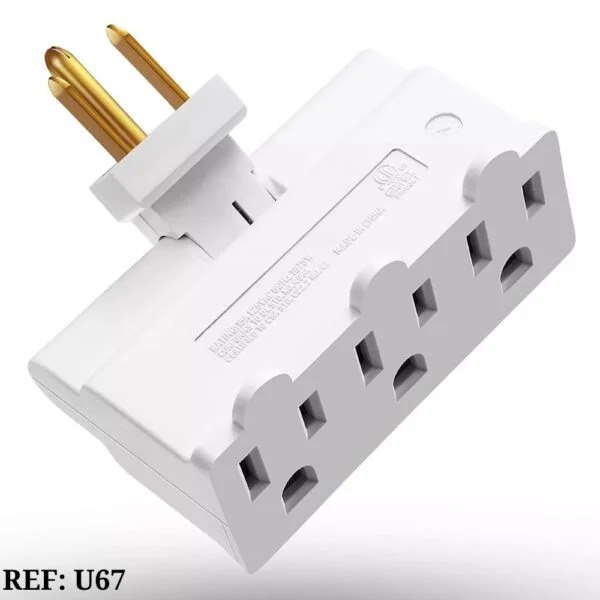 Clavija Extensor Divisor Tomacorriente 3