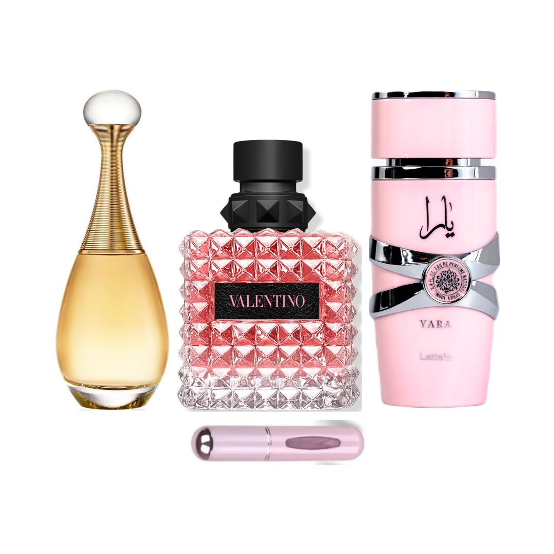JADORE+VALENTINODONNA+YARA+PERFUMERO