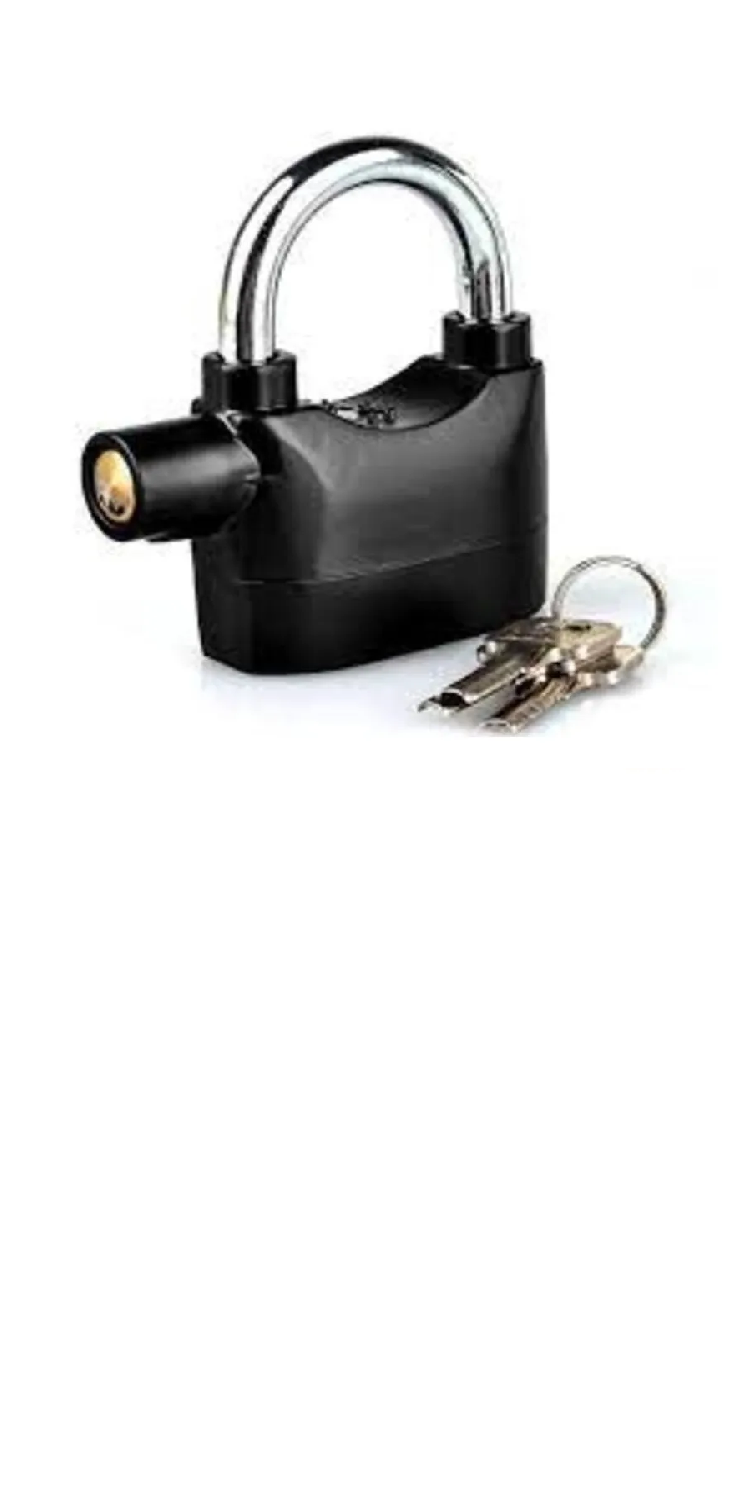 Candado Con Alarma Para Motos Y Biciclet