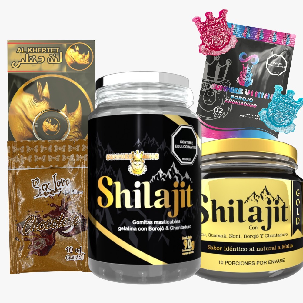 Duo Shilajit Gold y Goma Con Invima