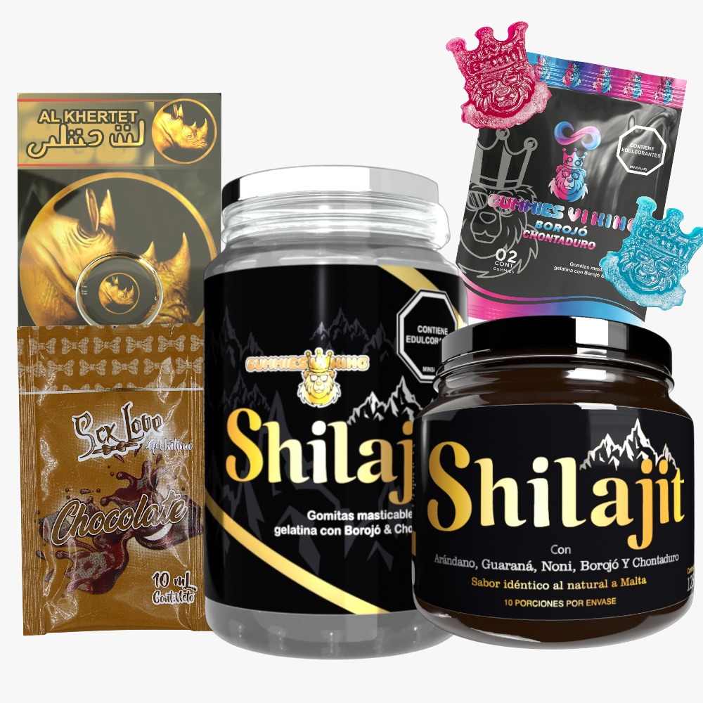 Duo Shilajit Orig y Goma Con Invima