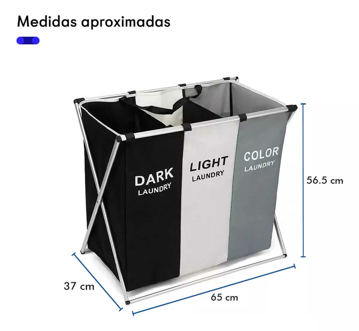 Miniatura 2 de Cesta Con Separador De Ropa