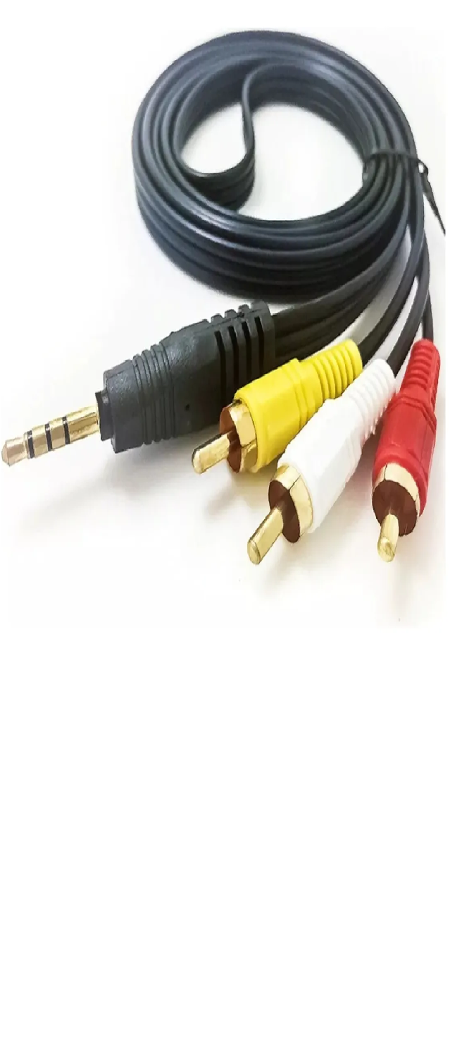 Cable Audio Y Video 1.5 Metros