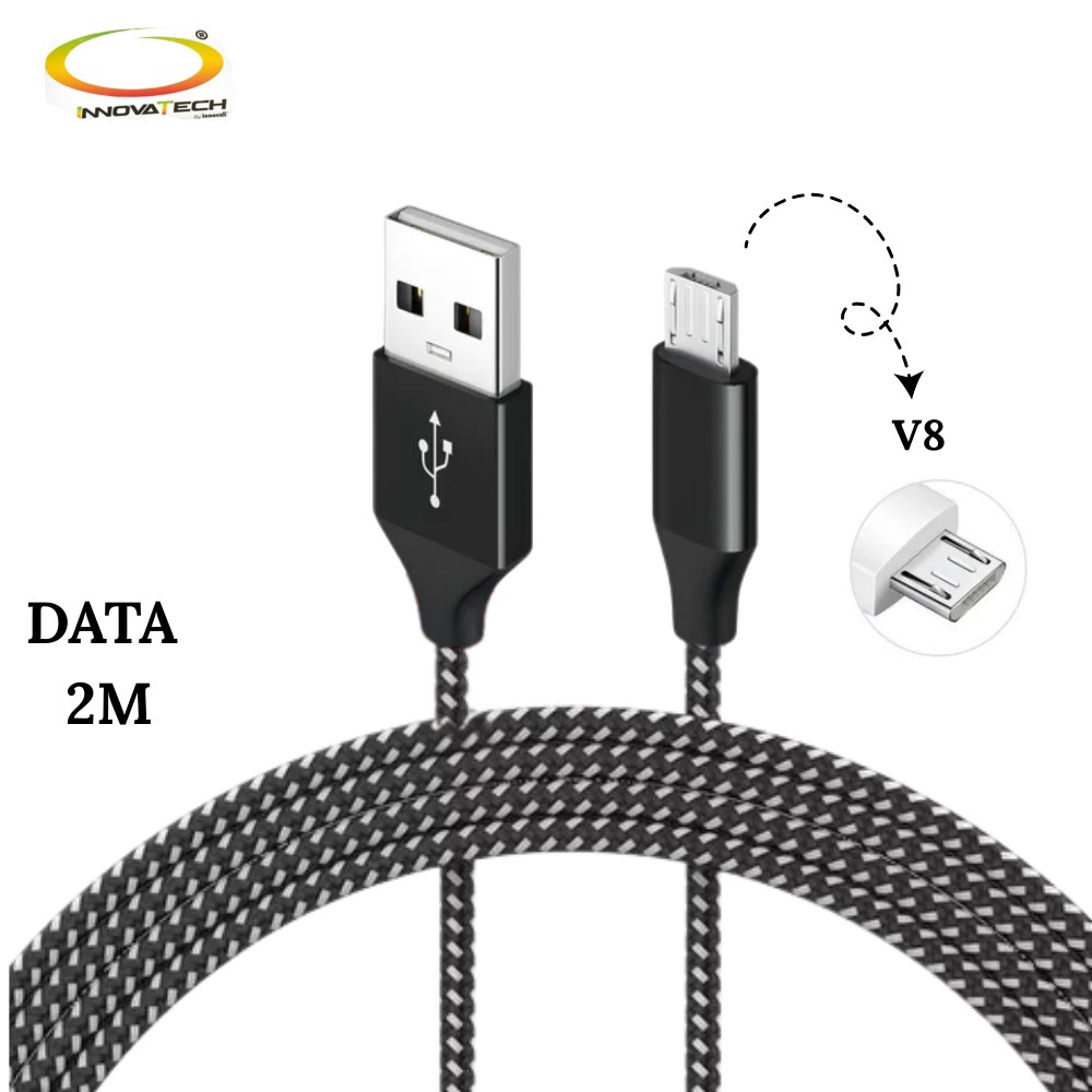 Cable De Datos Usb A V8Tech Data-87 2 M