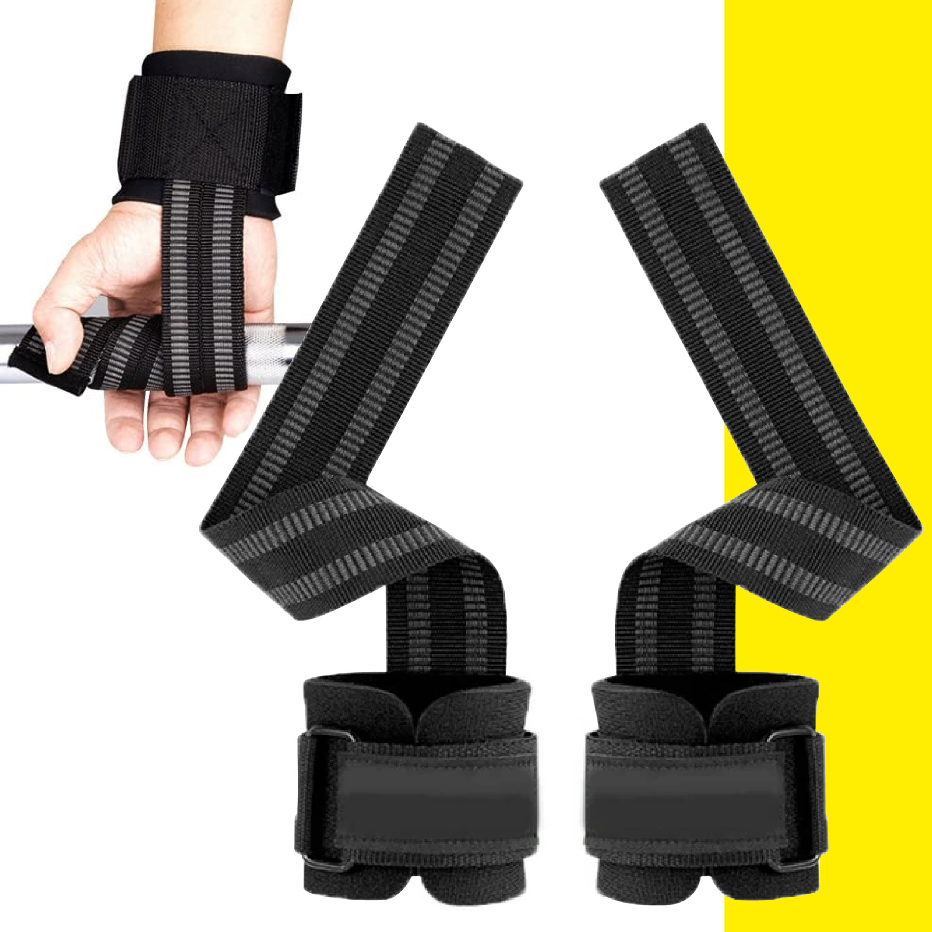 Miniatura 8 de Straps Correas Gym Levantamiento Pesas