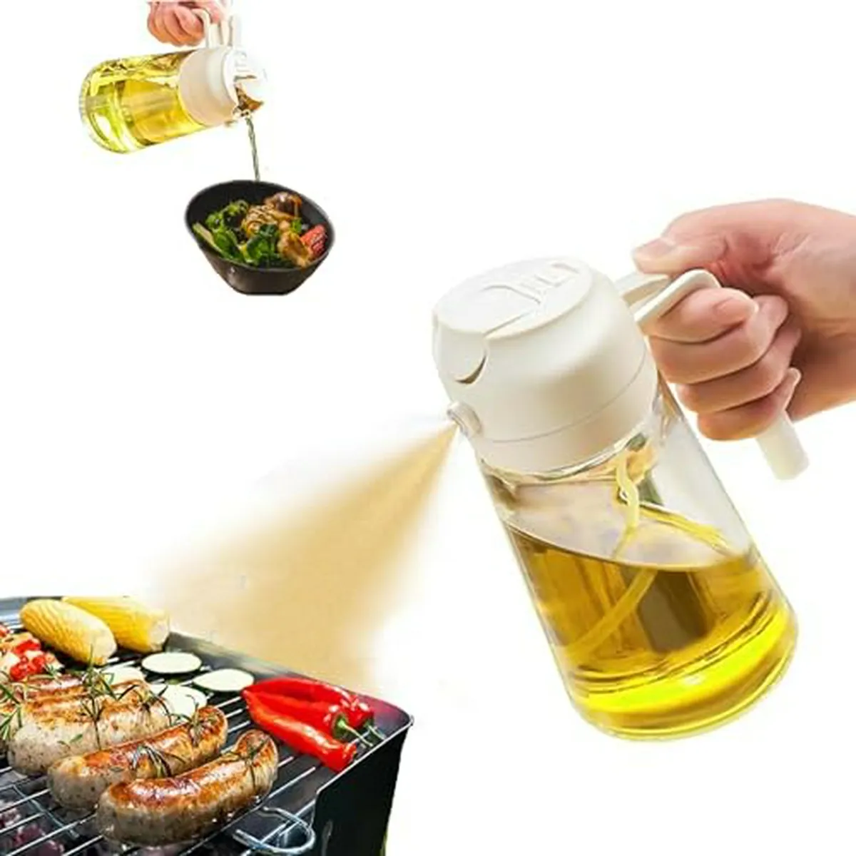 Dispensador de aceite pulverizador