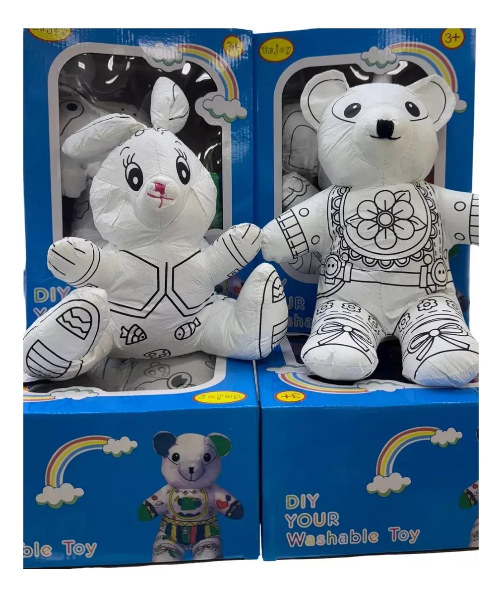 PELUCHE MUÑECO PARA PINTAR