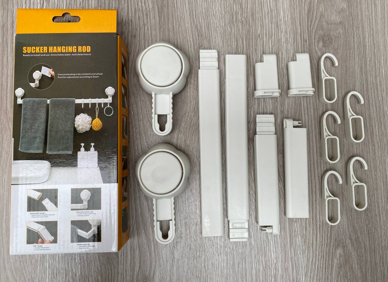 Miniatura 5 de Soporte Estante con Ventosas Multiusos