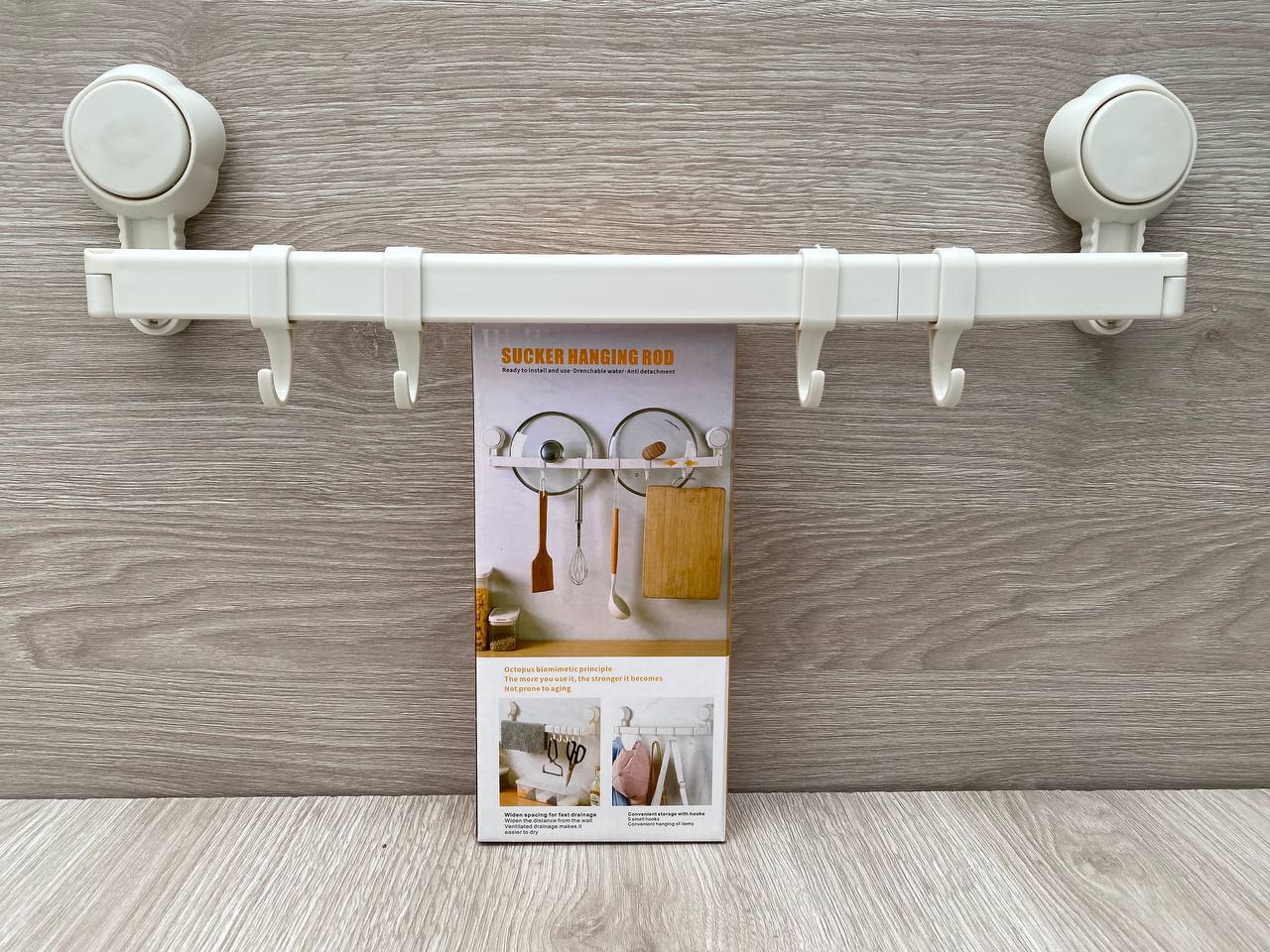 Soporte Estante con Ventosas Multiusos