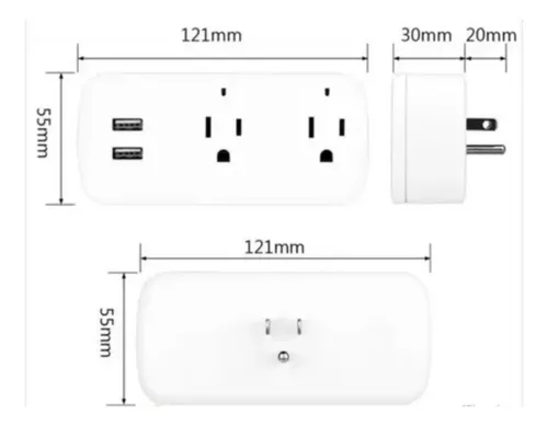 Miniatura 1 de Toma Inteligente Wifi Doble