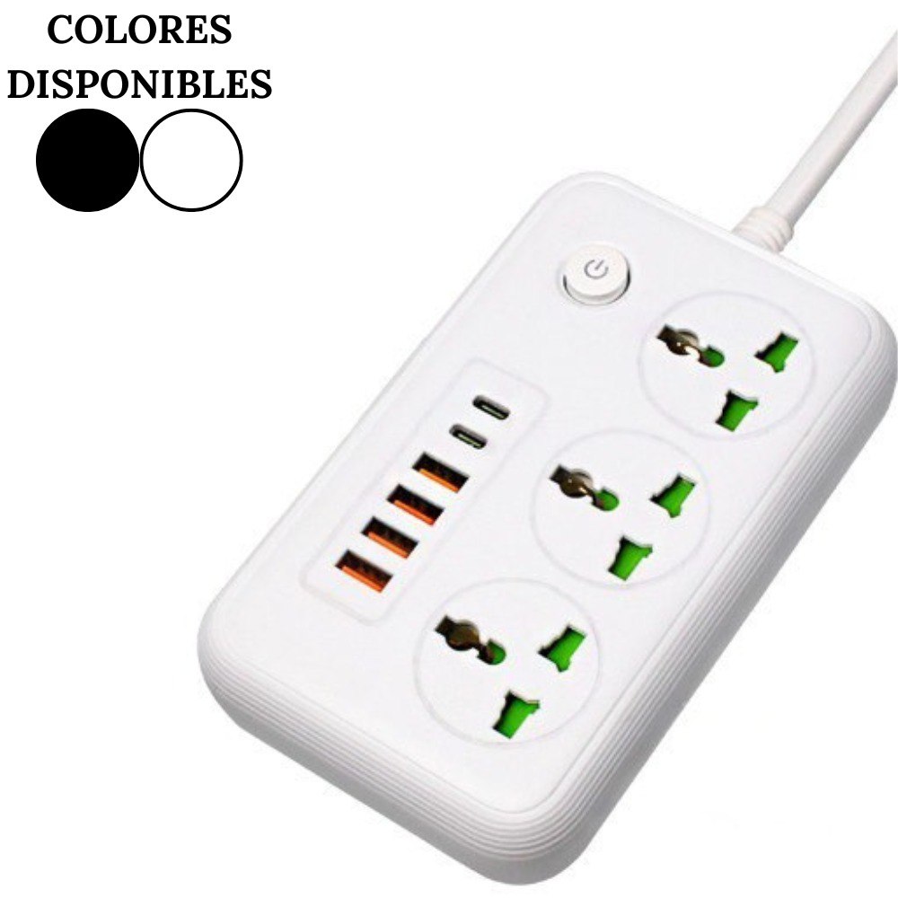 Multitoma De Corriente  2500W 4.1A T62