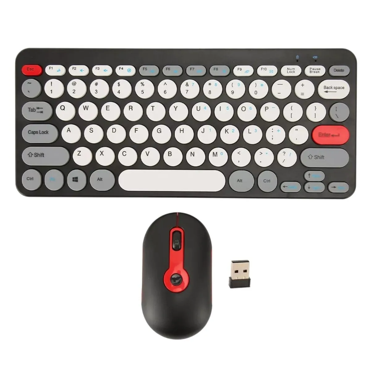 Combo Mini Teclado Y Mouse Inalámbrico