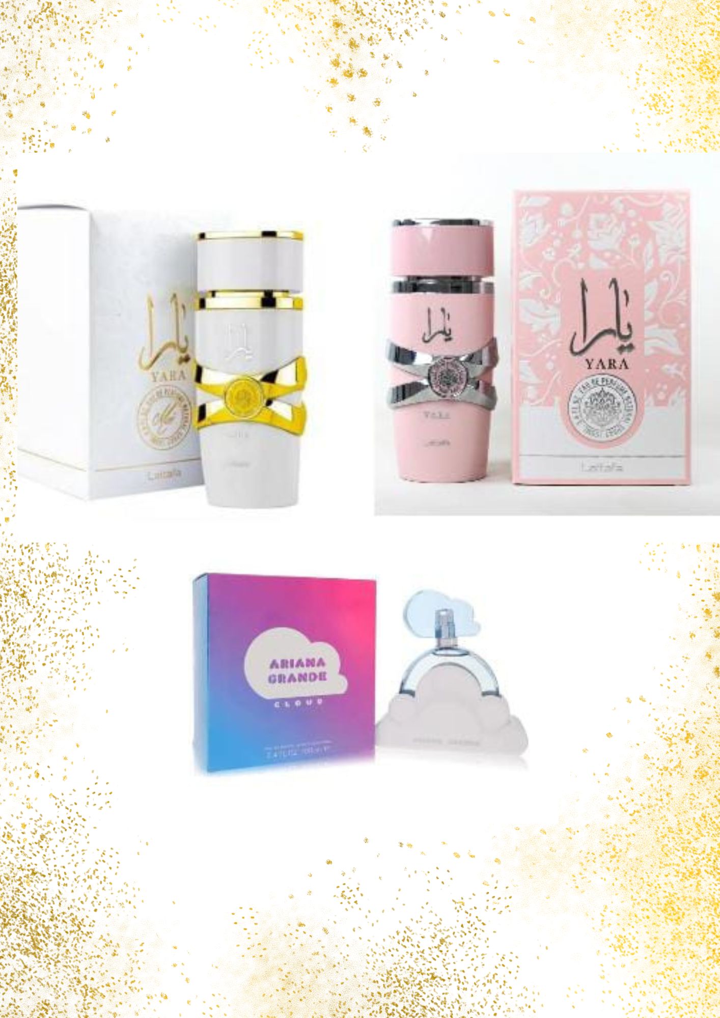 YARA+CLOUD+YARA MOI+PERFUMERO