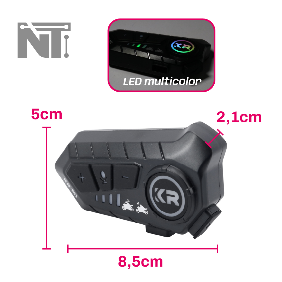 Miniatura 2 de Intercomunicador de Motos KR-M1