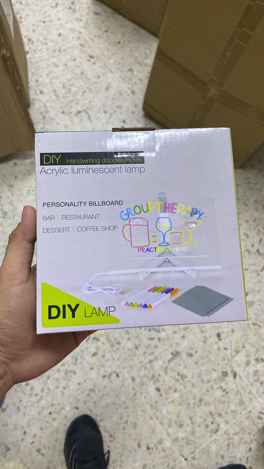 Tablero LED en Acrilico (15X15CM)