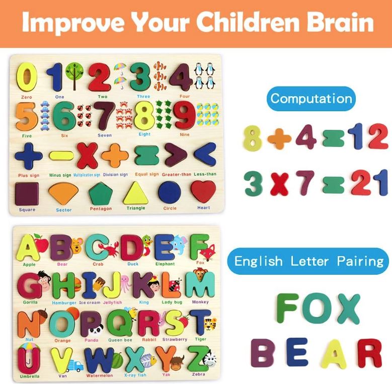 Miniatura 5 de Juego didáctico en madera X 2 unidades