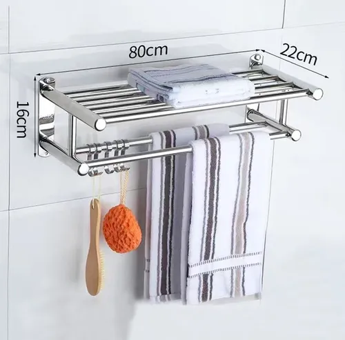 Toallero De Baño Colgar 2 Niveles