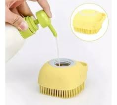 Cepillo Shampoo Masajeador Para Perro 3