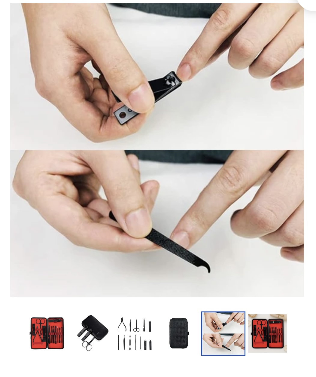 Miniatura 10 de KIT CORTA UNAS SET MANICURA PEDICURA 12