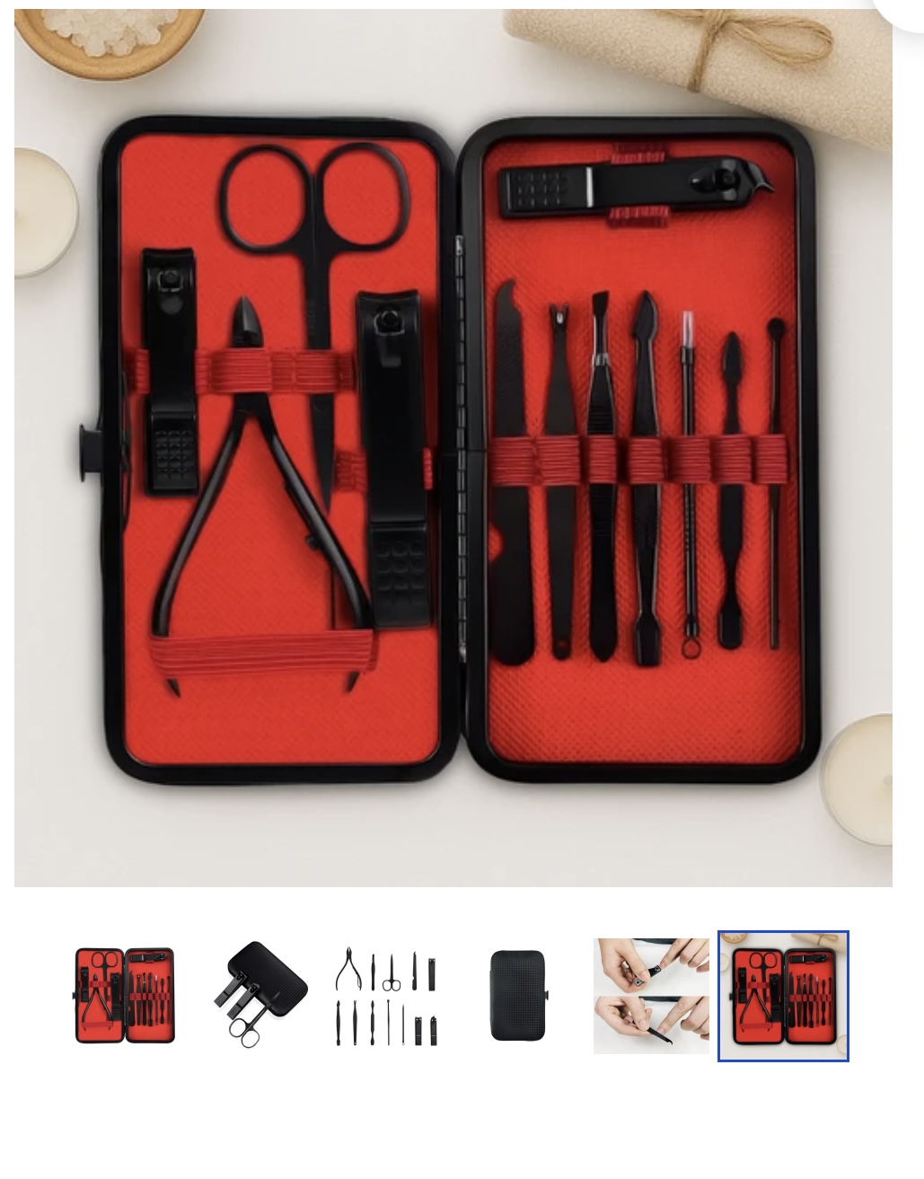 Miniatura 9 de KIT CORTA UNAS SET MANICURA PEDICURA 12