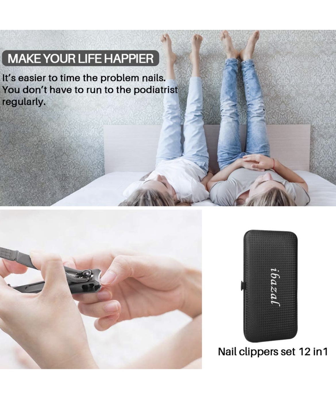 Miniatura 5 de KIT CORTA UNAS SET MANICURA PEDICURA 12