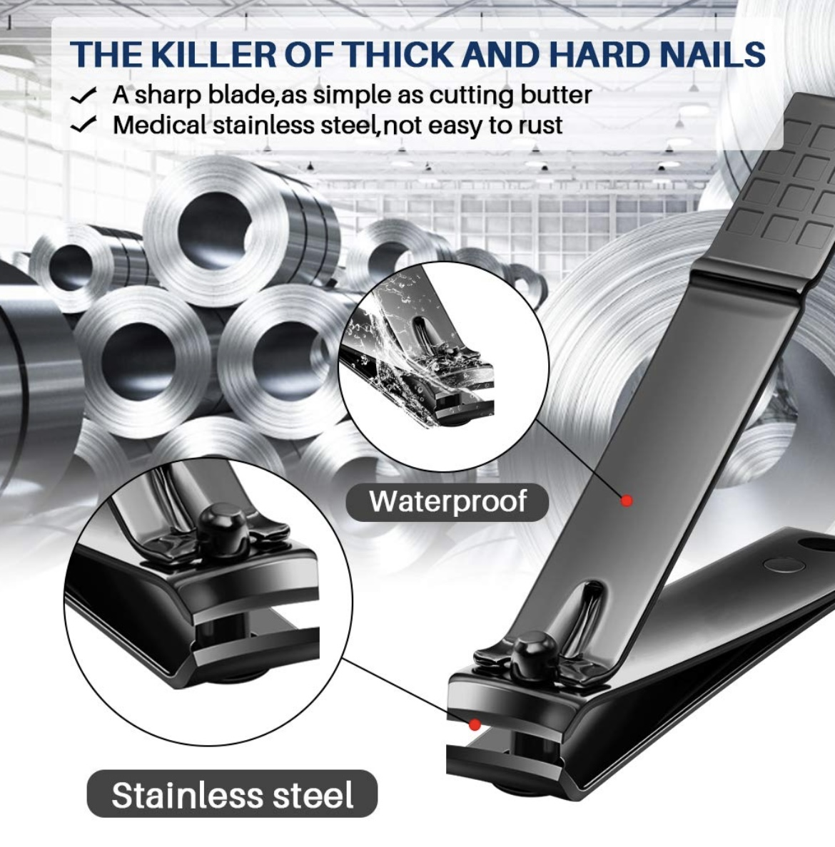 Miniatura 4 de KIT CORTA UNAS SET MANICURA PEDICURA 12