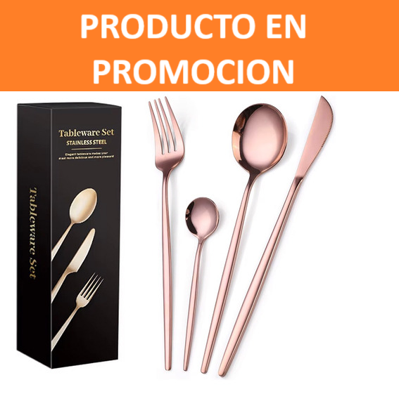JUEGO DE CUBIERTOS 24 PCS PREMIUM🍽️💸