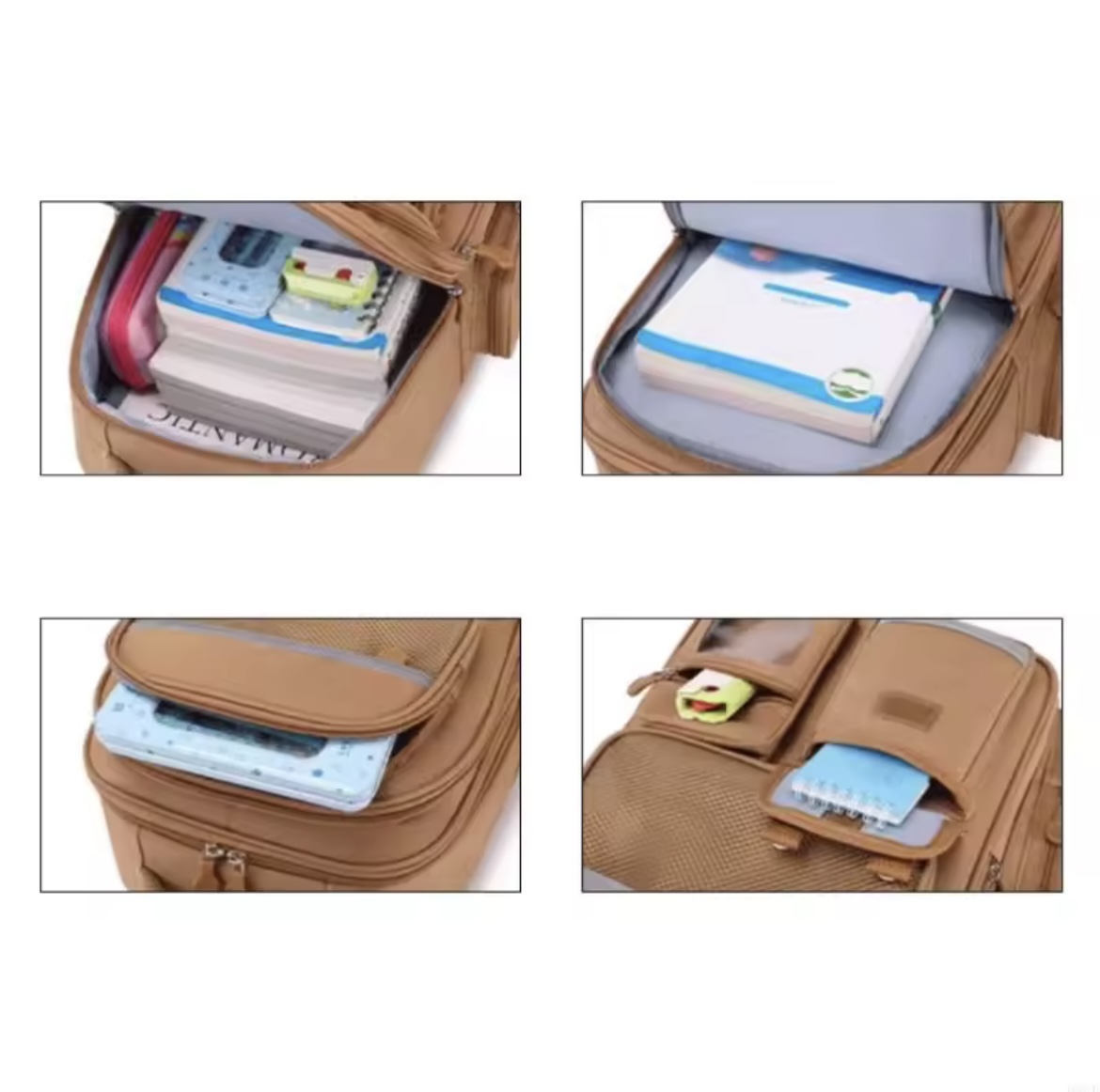 Vista 2 de MOCHILA ESCOLAR ESTUDIANTES CAPIBARA GRA