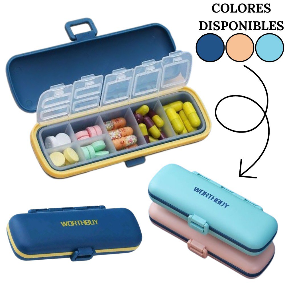 Organizador De Pastillas Estuche Pastill