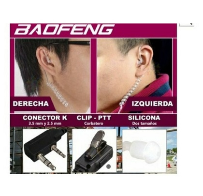 MANOS LIBRES TIPO ESCOLTA X1 UNIDAD