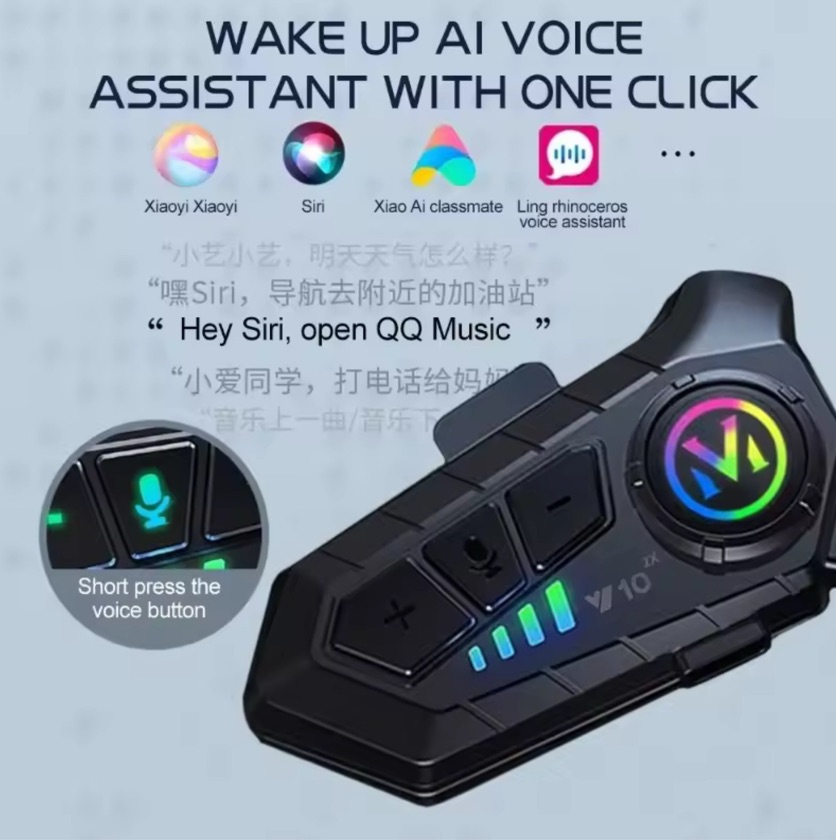 Intercomunicador Bluetooth Y10 2x