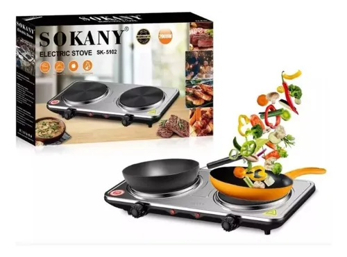 Miniatura 2 de Estufa Electrica Sokany 2 Puestos