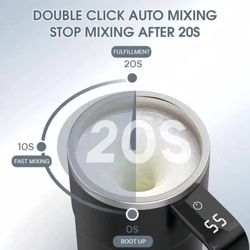 Taza Mezcladora Y Recargable