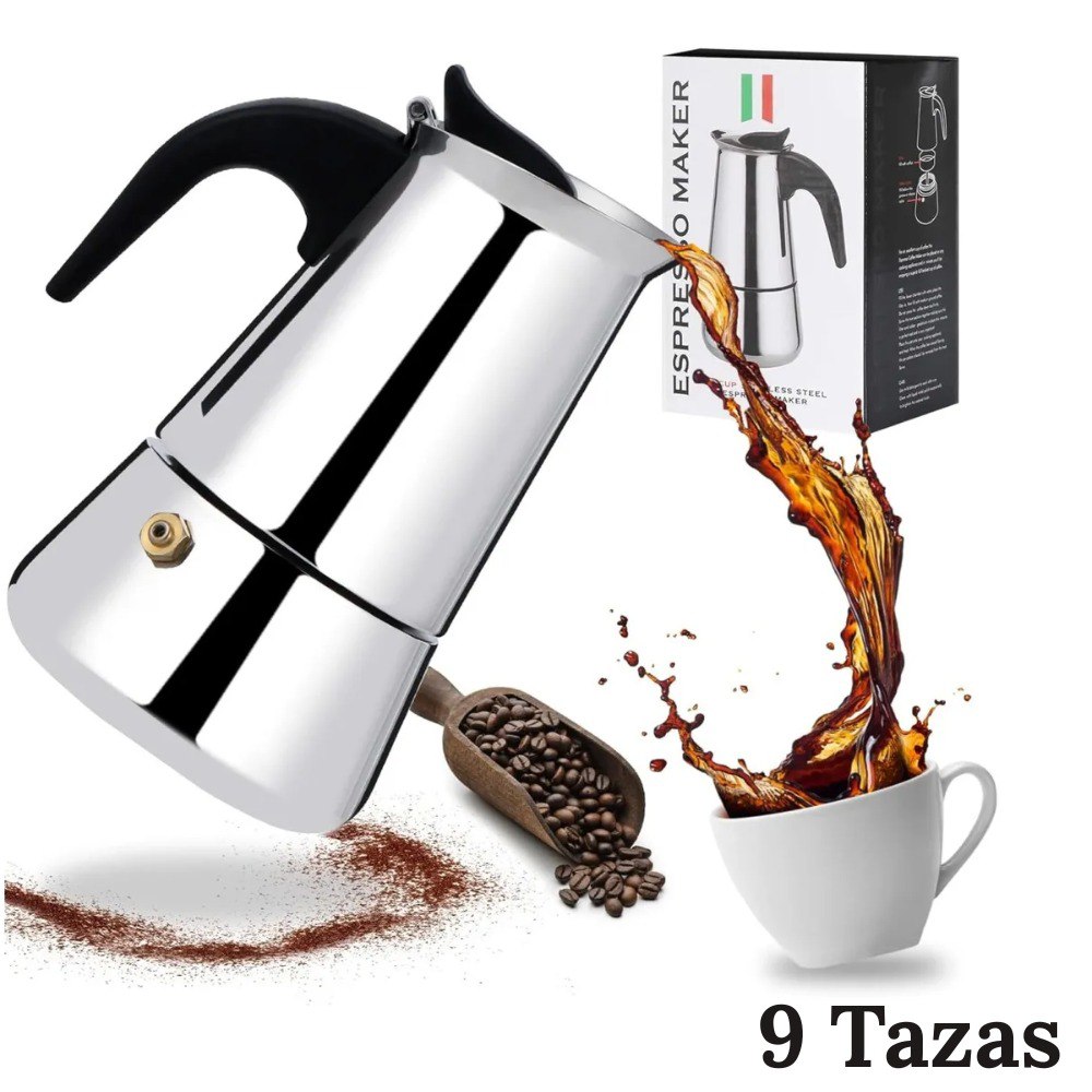 Cafetera Italiana Espresso Maker 9 Tazas