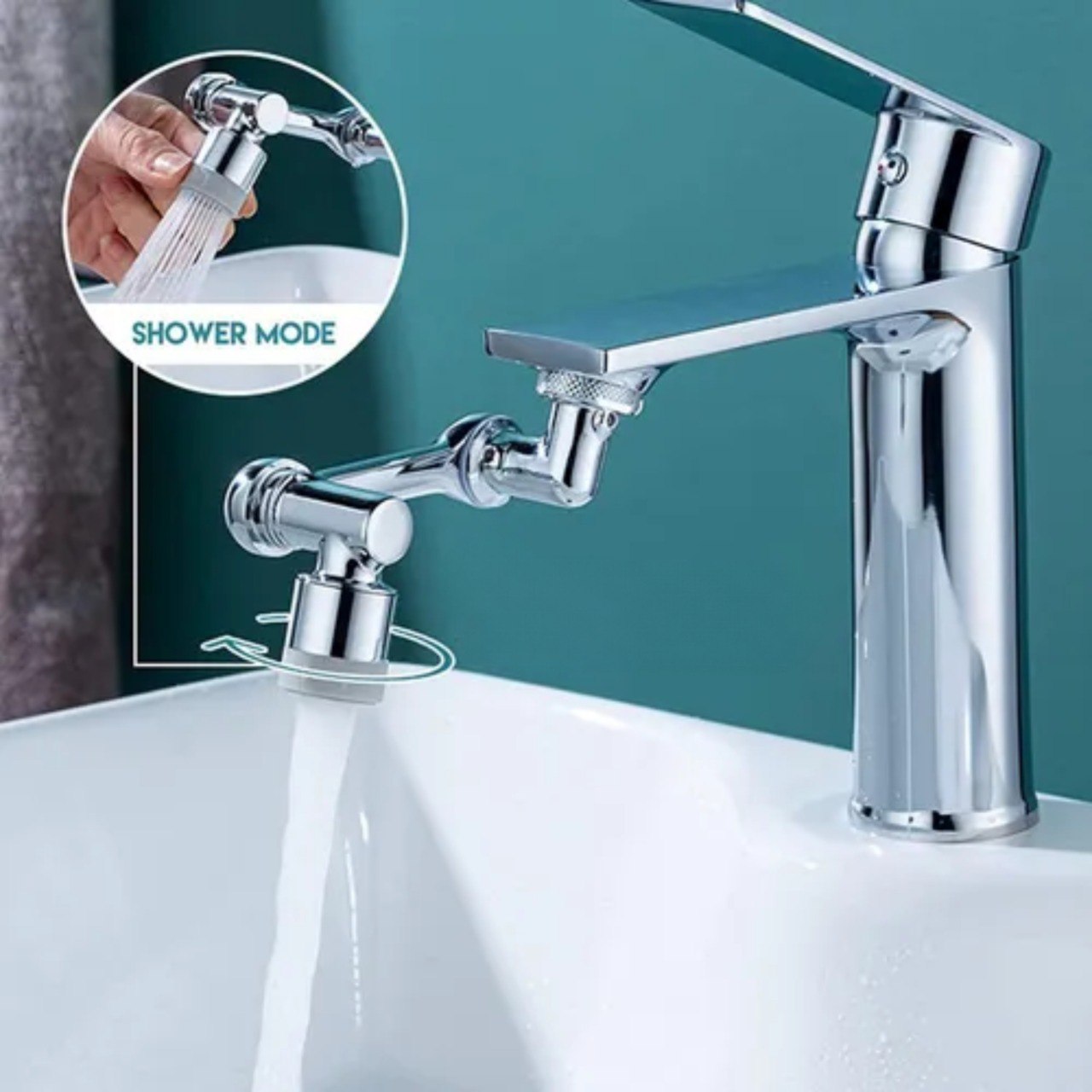 Miniatura 2 de Grifo Multifuncional Giratorio 1080°