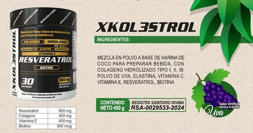 Miniatura 2 de RESVERATROL POLVO CON REGISTRO INVIMA