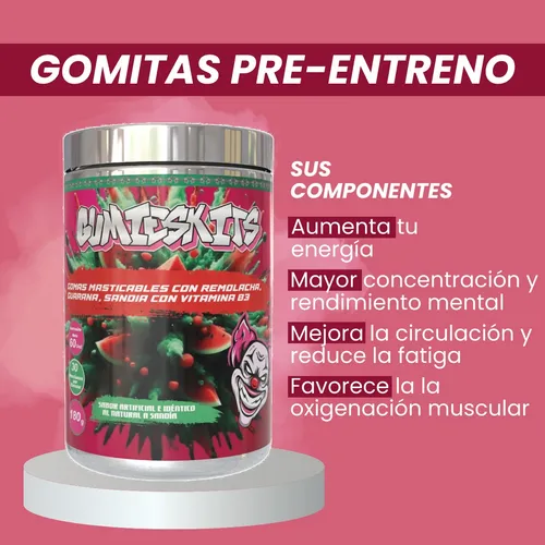 Miniatura 3 de GOMAS DE PRE ENTRENO * 60 UNID