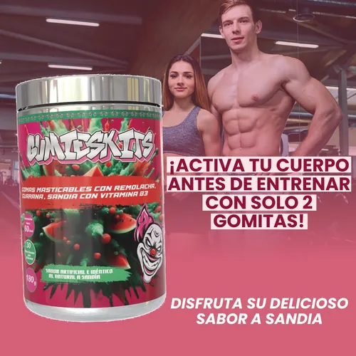 Miniatura 5 de GOMAS DE PRE ENTRENO * 60 UNID