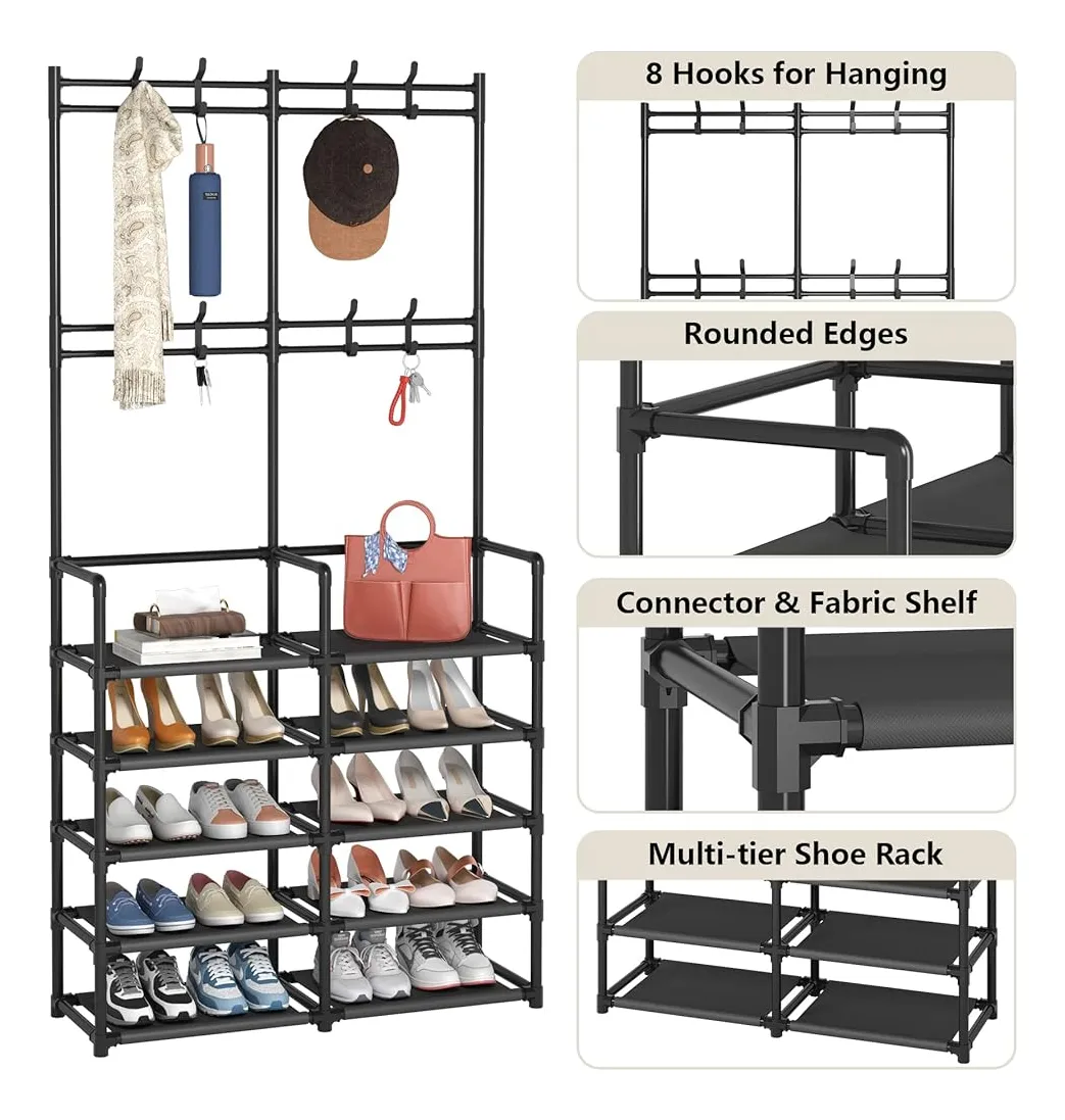 Miniatura 2 de PERCHERO ZAPATERO 5 NIVELES