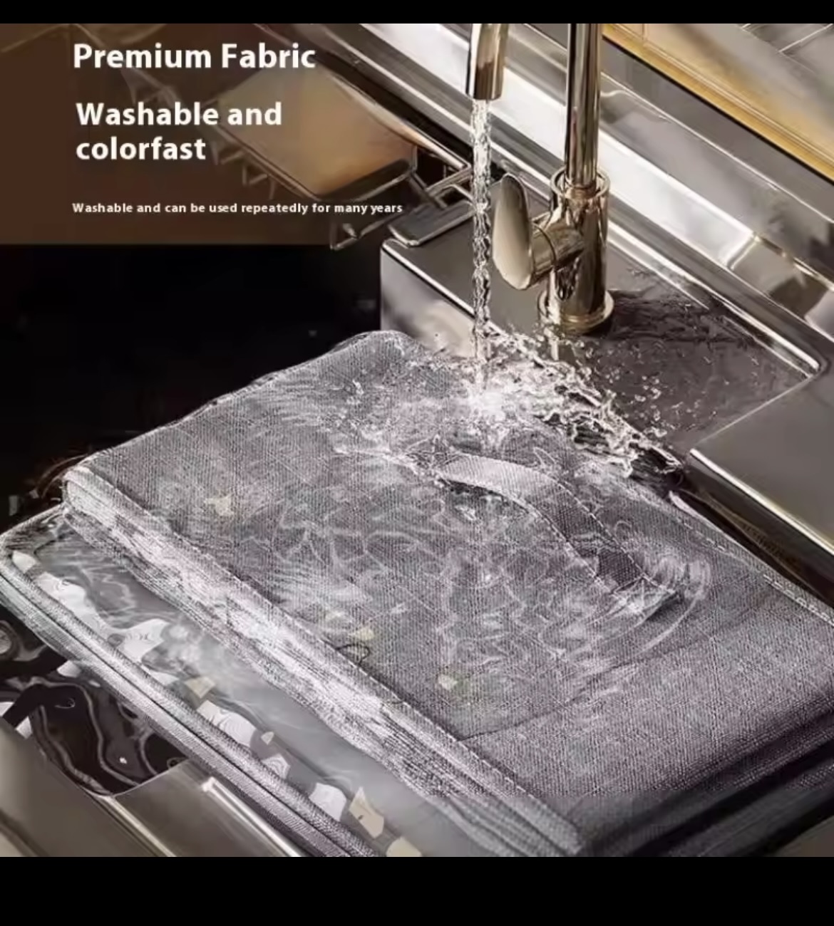 Vista 5 de CAJA ALMACENAMIENTO ROPA GRIS ORGANIZACI