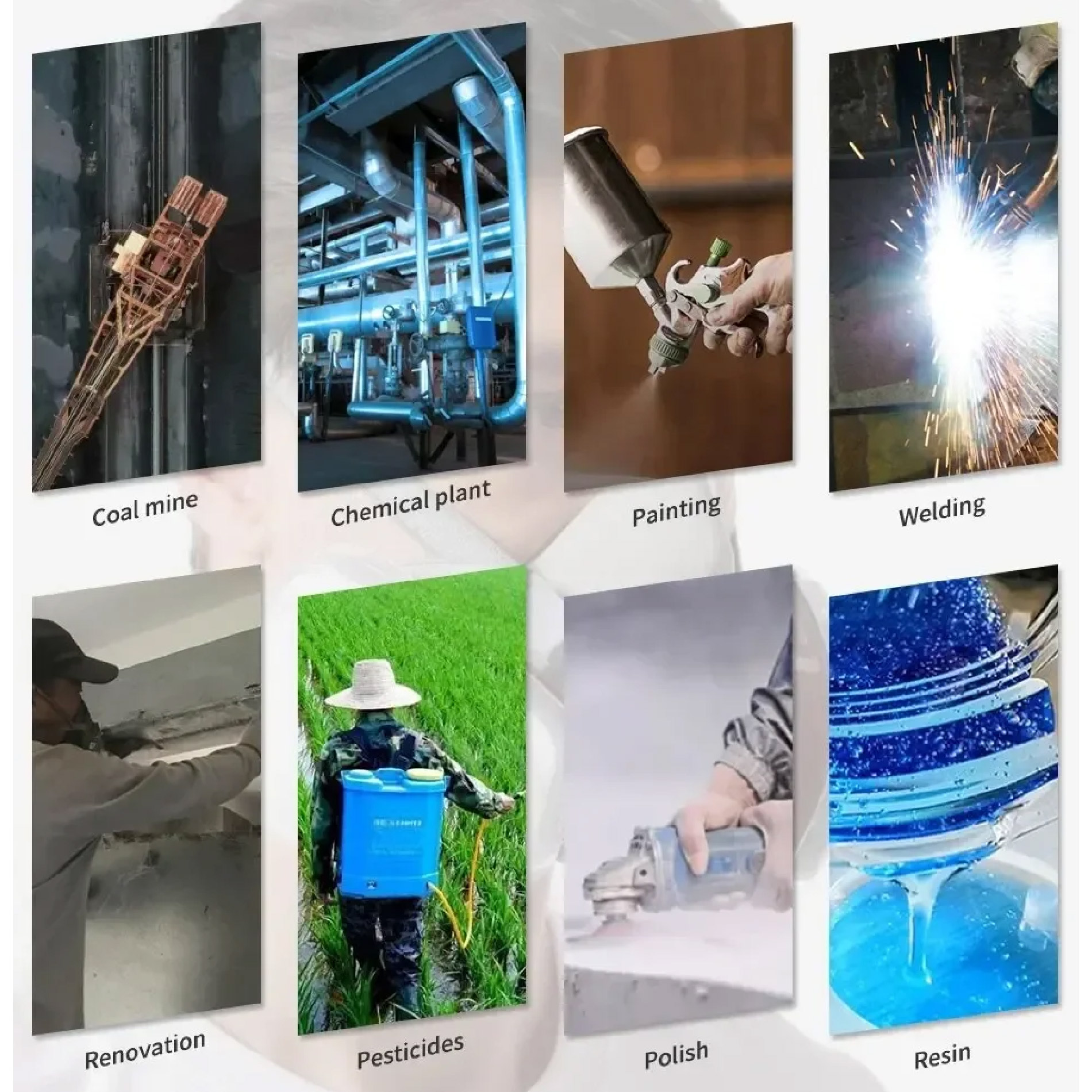 Mascara De Gas Filtro Gafas Para Pintura