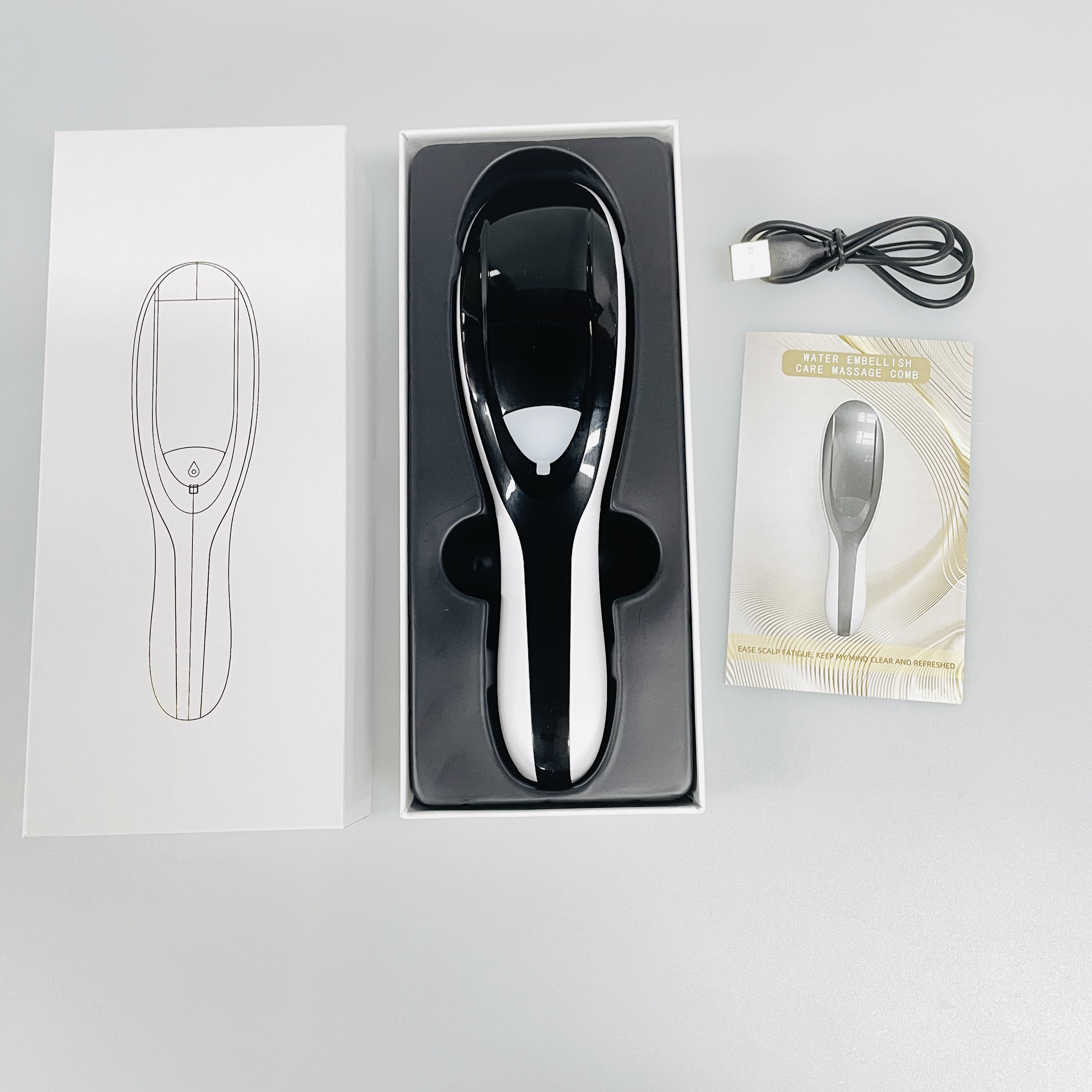 Peine Eléctrico Para Masaje Capilar