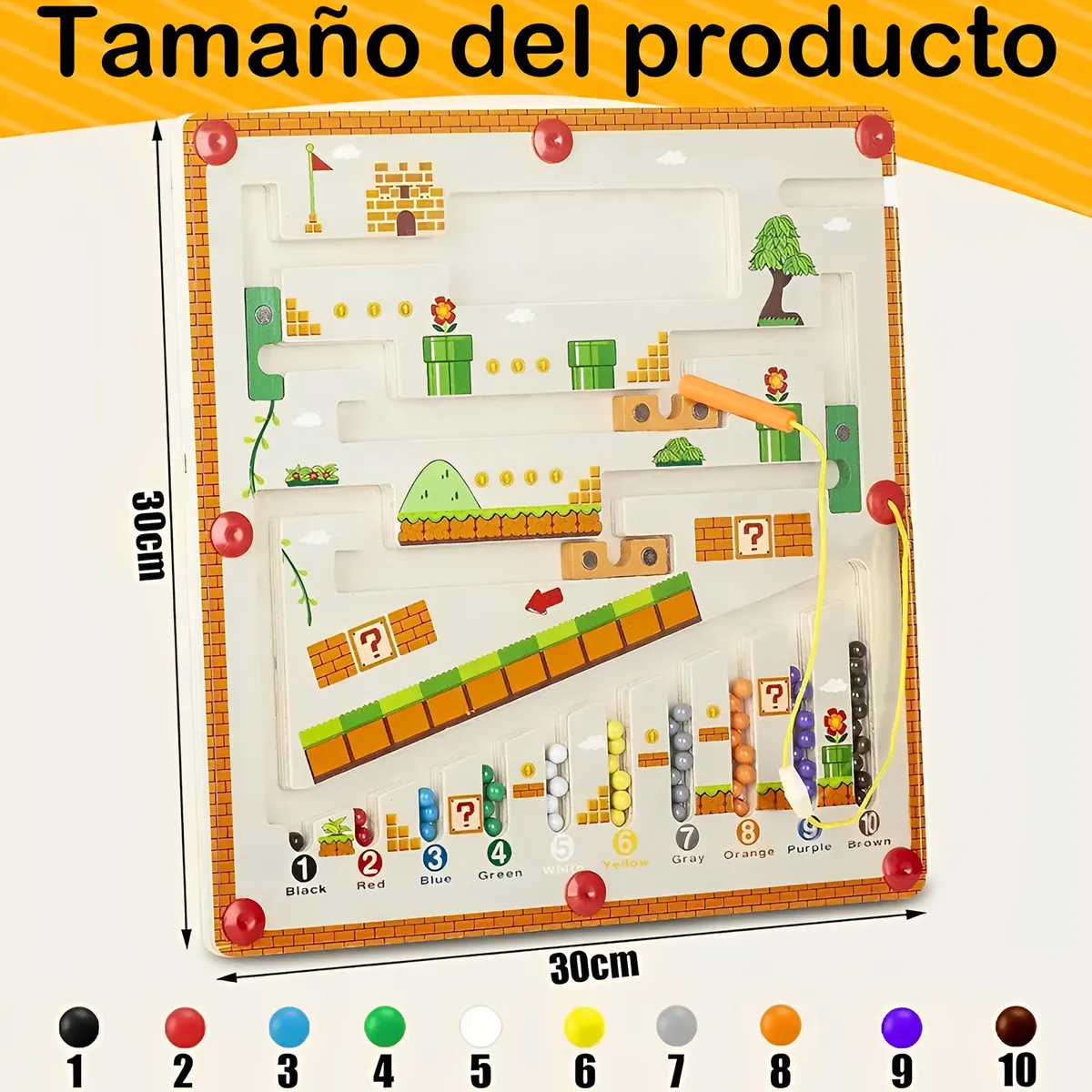 Miniatura 2 de LABERINTO DIDACTICO MAGNETICO