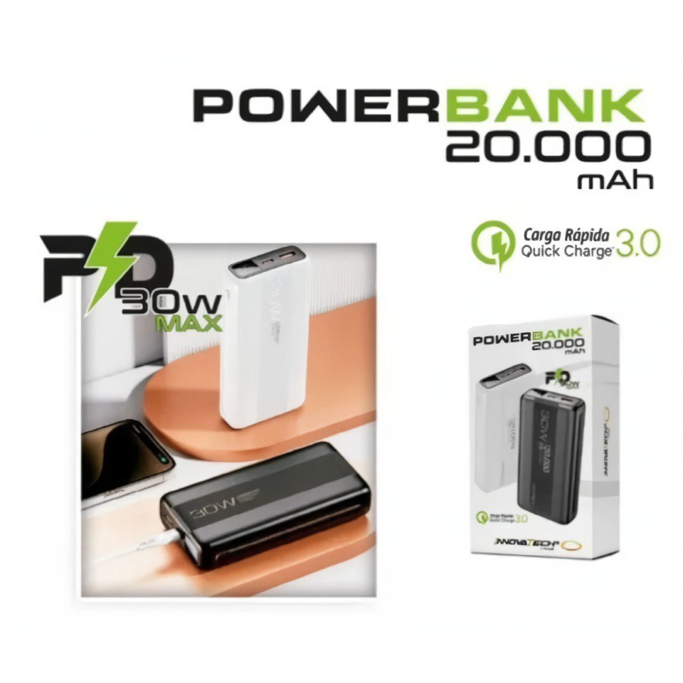Miniatura 3 de Power Bank 20000 Mah Innovatech 30W