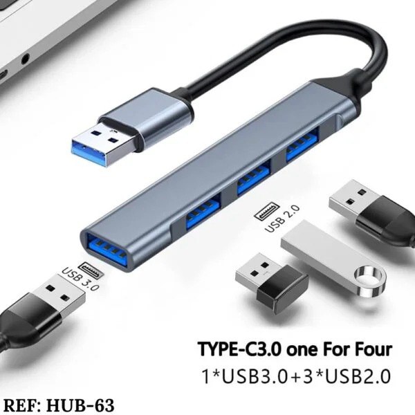 AdaptadorConvertidor MultiUsb Usb Hub-63
